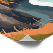 Islande Impression Islande Illustration Islande Vo (Coin)
