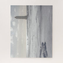 Islande Jigsaw Puzzle - Malariff Lighthouse Winter
