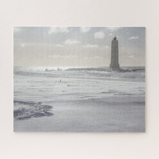 Islande Jigsaw Puzzle - Malariff Lighthouse Winter (Horizontal)