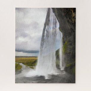 Islande Jigsaw Puzzle - Seljalandsfoss falls