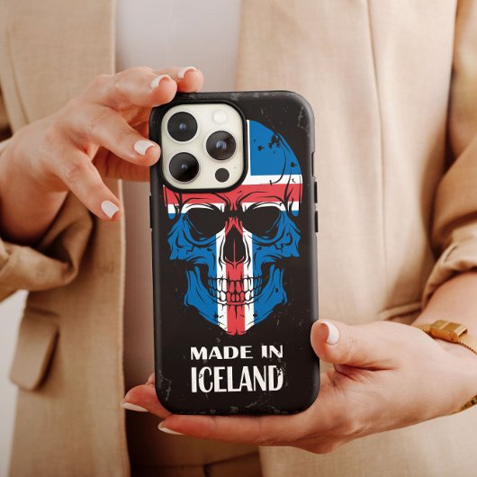 Islande Made in Islande Crâne coque iphone Mate