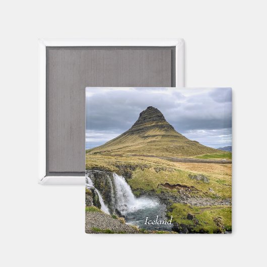 Islande nature - aimant (Recto/Verso)