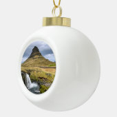 Islande nature - ornement de noël de bal en cérami (Droite)