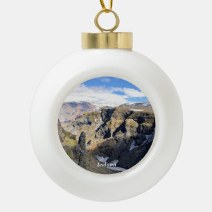 Islande nature - Ornement en céramique