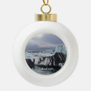 Islande - Ornement à boule en céramique