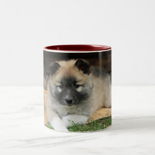 Islandhund Tweekleurige Koffiemok