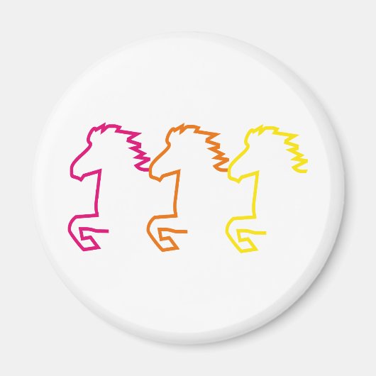 Islandpferd Magneet (Voorkant)