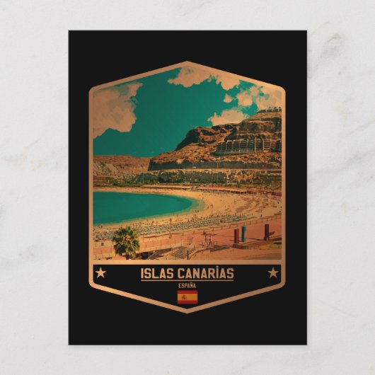 Islas Canarias Briefkaart (Voorkant)