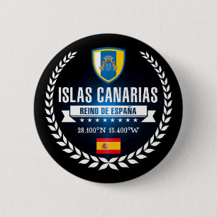 Islas Canarias Ronde Button 5,7 Cm
