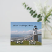 Isle Au Haut Light, Maine Carte postale (Debout devant)
