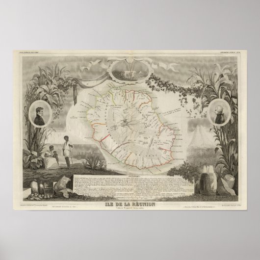 Isle De La Reunion Poster (Voorkant)