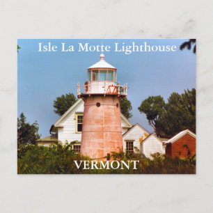 Isle La Motte Lighthouse, Briefkaart Vermont