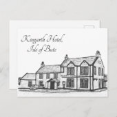 Isle of Bute, Kingarth Hotel- Briefkaart (Voorkant / Achterkant)