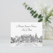 Isle of Bute, Mount Stuart House- Briefkaart (Staand voorkant)