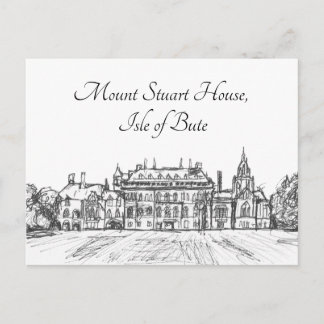 Isle of Bute, Mount Stuart House- Briefkaart