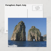 Isle of Capri, Faraglioni Briefkaart (Voorkant / Achterkant)