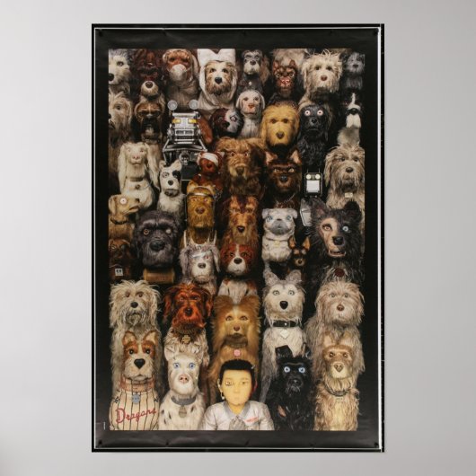 Isle of Dogs Alternative Movie Poster (Voorkant)