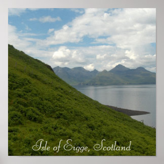 Isle of Eigge, Schotland Poster