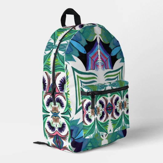 Isle-of-Ferns C/M's op een rugzak (Achterkant Hoek Links)