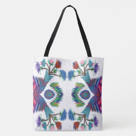 Isle-of-Ferns op een canvas tas