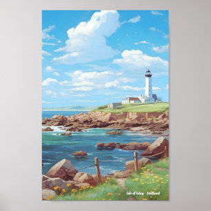 Isle of Islay Schotland Vintage Travel Poster