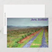 Isle of Jura track, Scotland card (Voorkant / Achterkant)