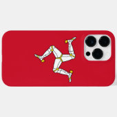 Isle of Man flag Case-Mate iPhone Case (Achterkant (horizontaal))