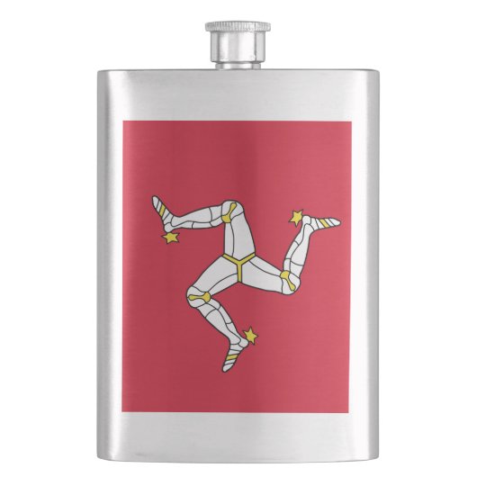 Isle of Man flag Flacon (Voorkant)