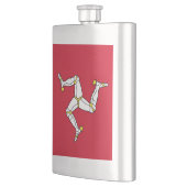 Isle of Man flag Flacon (Links)