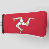 Isle of Man flag Golfheadcover (Voorkant)