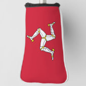 Isle of Man flag Golfheadcover (Draai 90)
