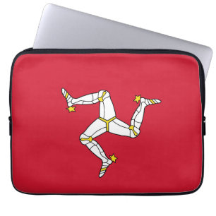 Isle of Man flag Laptop Sleeve