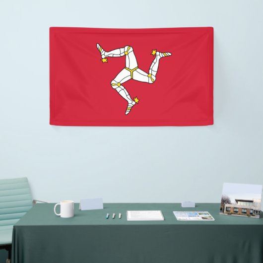 Isle of Man flag Spandoek (Beurs)