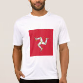 Isle of Man flag T-shirt (Voorkant)