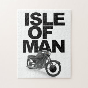 Isle of Man-motorracefietser Legpuzzel