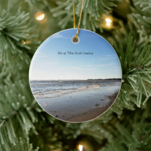 Isle of Palms Beach Sunset, Zuid-Carolina Keramisch Ornament