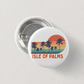 ISLE OF PALMS RONDE BUTTON 3,2 CM (Voorkant /achterkant)