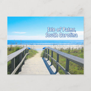 Isle of Palms South Carolina Beach Briefkaart