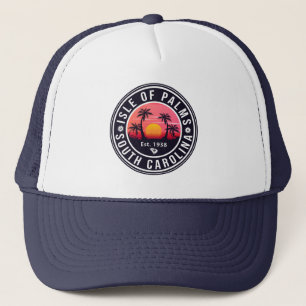Isle of palms South Carolina Retro 80 s Trucker Pet