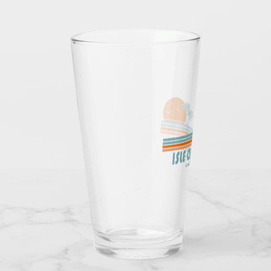 Isle of Palms South Carolina Sun Palm Trees Glas (Rechts)