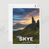 Isle of Skye Herbrides Schotland Reizen Briefkaart (Voorkant / Achterkant)