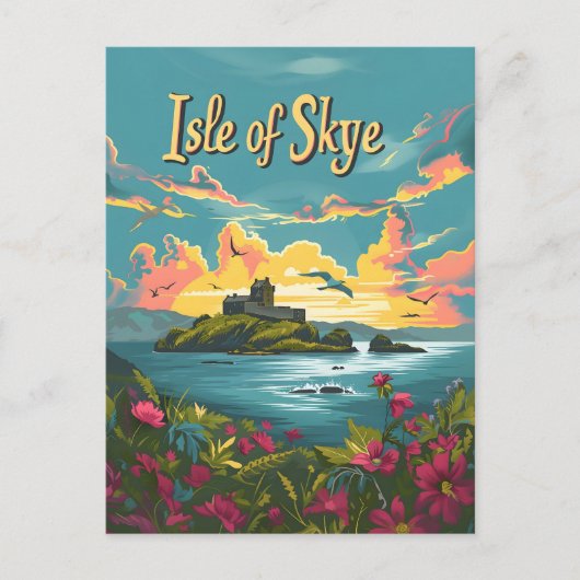 Isle of Skye  kunst Briefkaart (Voorkant)