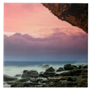 Isle of Skye, Schotland met label, Tegeltje