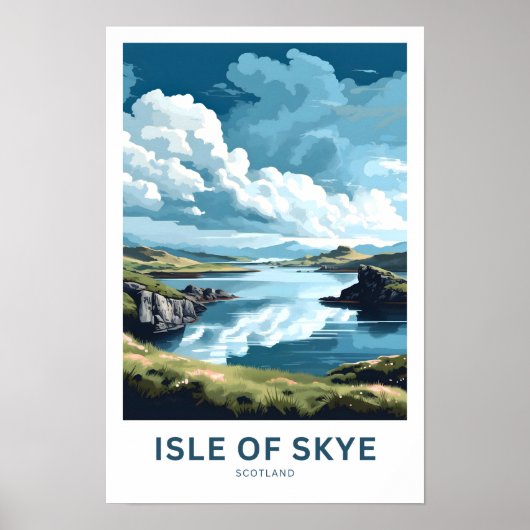Isle of Skye Schotland Reisprint Poster (Voorkant)