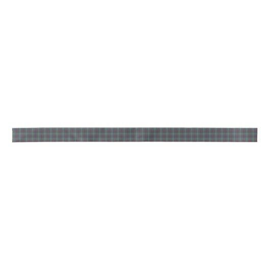 Isle of Skye Tartan Pset Green Black Pattern Lint (Voorkant)