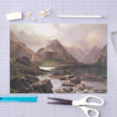 Isle of Skye Waterfall Lake Scotland Tissue Paper Tissuepapier (Craft)