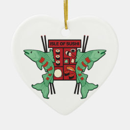 Isle of Sushi Keramisch Ornament