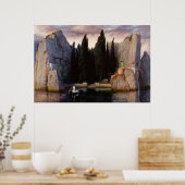 Isle of the Dead by Arnold Bocklin Poster (Keuken)