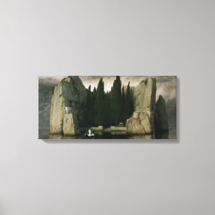 Isle of the Dead by Arnold Bocklin, Symbolisme Art Canvas Afdruk