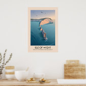 Isle of Wight AONB Reisposter Poster (Keuken)